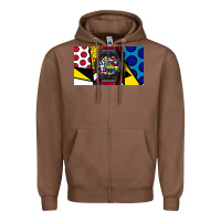 Chestnut hublot Zipper Hoodie - linhVisuals