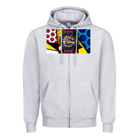 Heather Grey hublot Zipper Hoodie - linhVisuals
