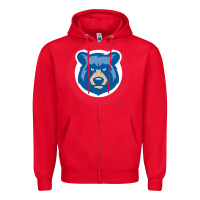 Red tennessee smokies Zipper Hoodie - linhVisuals