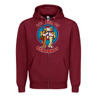 Burgundy los polos hermanos [tb] Zipper Hoodie - linhVisuals
