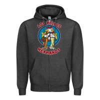 Charcoal Heather los polos hermanos [tb] Zipper Hoodie - linhVisuals