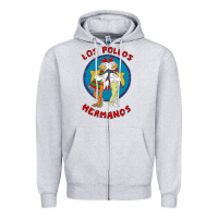 Heather Grey los polos hermanos [tb] Zipper Hoodie - linhVisuals