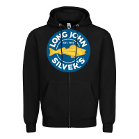 Black resto,  silver's Zipper Hoodie - linhVisuals