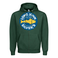 Sports Green resto,  silver's Zipper Hoodie - linhVisuals