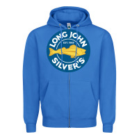 True Royal resto,  silver's Zipper Hoodie - linhVisuals