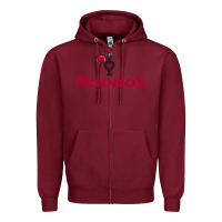 Burgundy resto, nando's Zipper Hoodie - linhVisuals