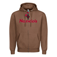 Chestnut resto, nando's Zipper Hoodie - linhVisuals