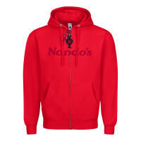 Red resto, nando's Zipper Hoodie - linhVisuals