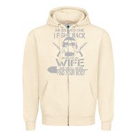 Sandshell mess with my wife and they Zipper Hoodie - linhVisuals