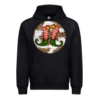 Black Elf Shoes Christmas Urban Hoodie - RanaPortraitStore