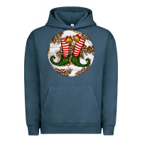 Pigment Midnight Navy Elf Shoes Christmas Urban Hoodie - RanaPortraitStore