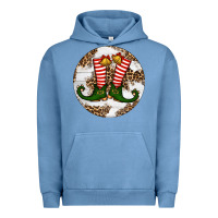 Pigment Pebble Blue Elf Shoes Christmas Urban Hoodie - RanaPortraitStore