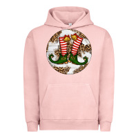 Pigment Salmon Elf Shoes Christmas Urban Hoodie - RanaPortraitStore