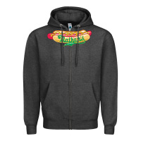 Charcoal Heather resto, nathan's Zipper Hoodie - linhVisuals