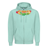 Seafoam resto, nathan's Zipper Hoodie - linhVisuals