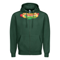 Sports Green resto, nathan's Zipper Hoodie - linhVisuals