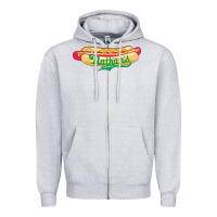 Heather Grey resto, nathan's Zipper Hoodie - linhVisuals