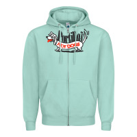 Seafoam resto portillo's Zipper Hoodie - linhVisuals