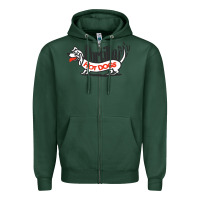 Sports Green resto portillo's Zipper Hoodie - linhVisuals