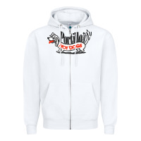 White resto portillo's Zipper Hoodie - linhVisuals