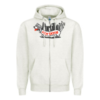 Oatmeal Heather resto portillo's Zipper Hoodie - linhVisuals