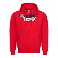 Red resto portillo's Zipper Hoodie - linhVisuals