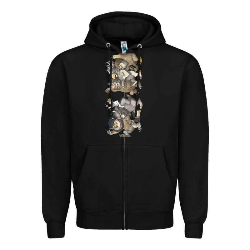 Where The Wild Things Are Zipper Hoodie by linhVisuals | Teevron