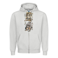 Dove Grey where the wild things are Zipper Hoodie - linhVisuals