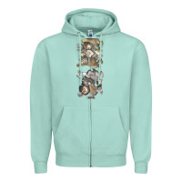 Seafoam where the wild things are Zipper Hoodie - linhVisuals