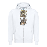 White where the wild things are Zipper Hoodie - linhVisuals