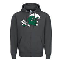Smoke tulane green wave Zipper Hoodie - linhVisuals