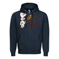 Navy resto pancake house Zipper Hoodie - linhVisuals