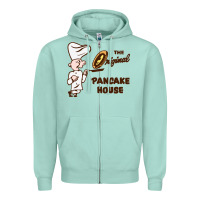Seafoam resto pancake house Zipper Hoodie - linhVisuals