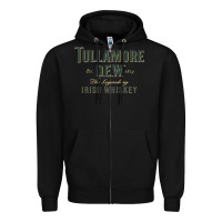 Black tullamore dew Zipper Hoodie - linhVisuals