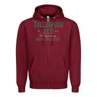 Burgundy tullamore dew Zipper Hoodie - linhVisuals