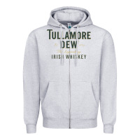 Heather Grey tullamore dew Zipper Hoodie - linhVisuals