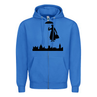 True Royal marry poppins Zipper Hoodie - linhVisuals