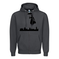 Smoke marry poppins Zipper Hoodie - linhVisuals