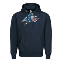Navy unc asheville bulldogs Zipper Hoodie - linhVisuals