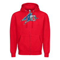 Red unc asheville bulldogs Zipper Hoodie - linhVisuals