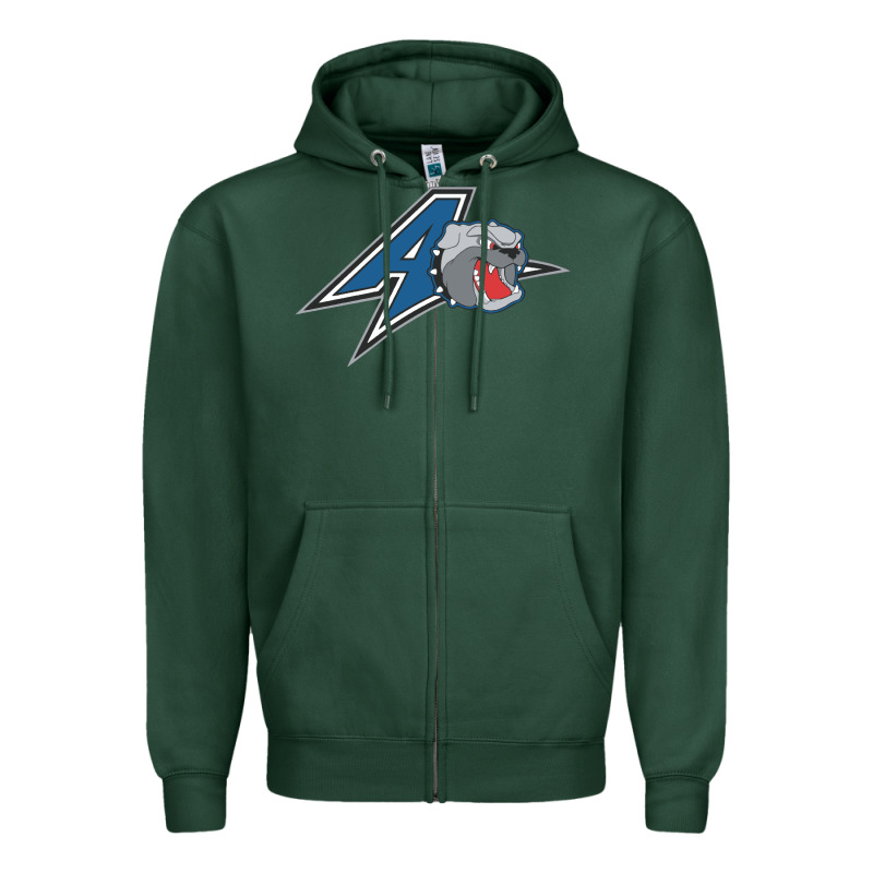 Unc Asheville Bulldogs Zipper Hoodie by linhVisuals | Teevron