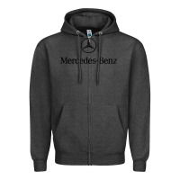 Charcoal Heather mercedez benz [tw] Zipper Hoodie - linhVisuals