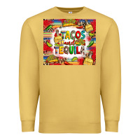 Antique Gold tacos and tequila Premium Sweatshirt - RanaPortraitStore