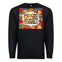 Black tacos and tequila Premium Sweatshirt - RanaPortraitStore