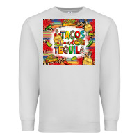 Dove Grey tacos and tequila Premium Sweatshirt - RanaPortraitStore