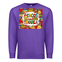 Purple tacos and tequila Premium Sweatshirt - RanaPortraitStore