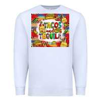 White tacos and tequila Premium Sweatshirt - RanaPortraitStore
