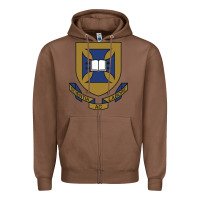 Chestnut university of queensland Zipper Hoodie - linhVisuals