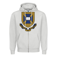 Dove Grey university of queensland Zipper Hoodie - linhVisuals