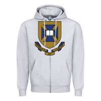 Heather Grey university of queensland Zipper Hoodie - linhVisuals
